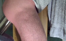 Hard Anal Workout with a Big Dildo - Gay Amateur Video