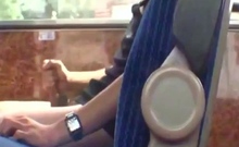 Twink Handjob in the Bus