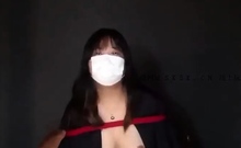 Small titted brunette amateur anal nailed at home