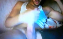 Hung Arab Amateur Jerks His Thick Cock