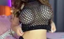 Big boobs milf masturbates with her dildo