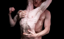Dom daddy breeds pale blond muscle twink