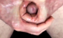 Vieil Homme Se Masturbe