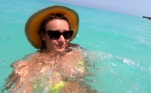 Swimming Naked In Cuba's Atlantic Ocean Waters