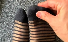 Flexible Foot Fetish Masturbating With Feet And Hands