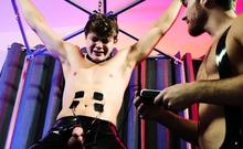 E Stim Abs Twitch In Pleasure Pain