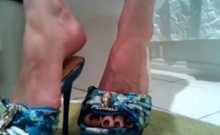 Long Black Toenails And High Heels