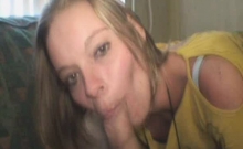 Homeless Blonde Whore Sucking Cock For Crack Money